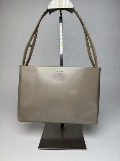 Vintage Givenchy Leather Handbag Grey