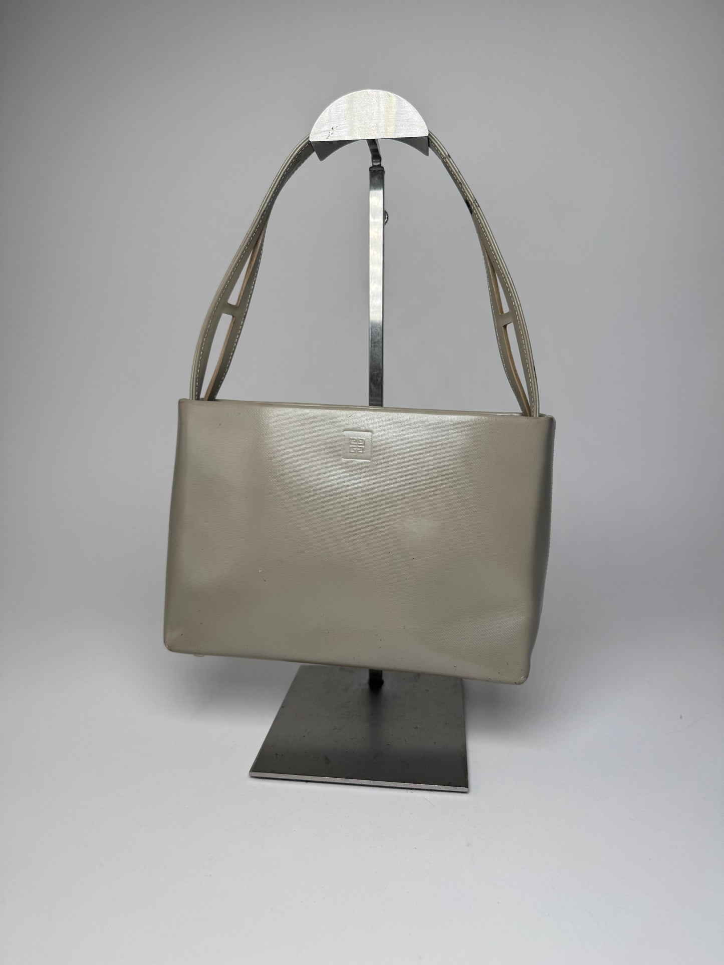 Vintage Givenchy Leather Handbag Grey