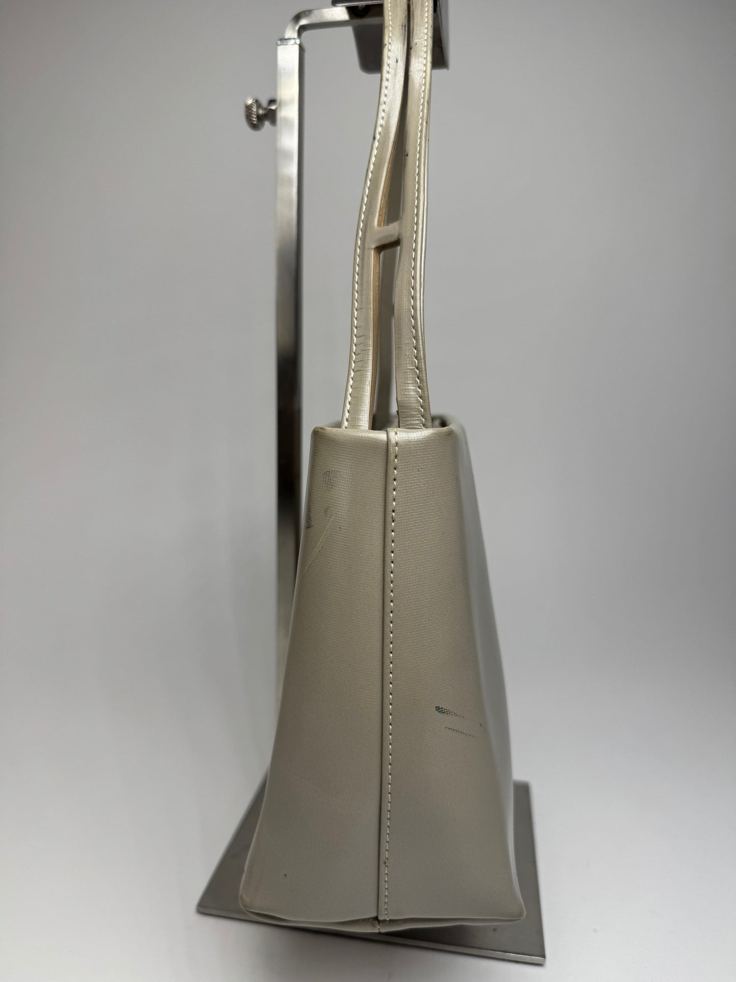 Vintage Givenchy Leather Handbag Grey