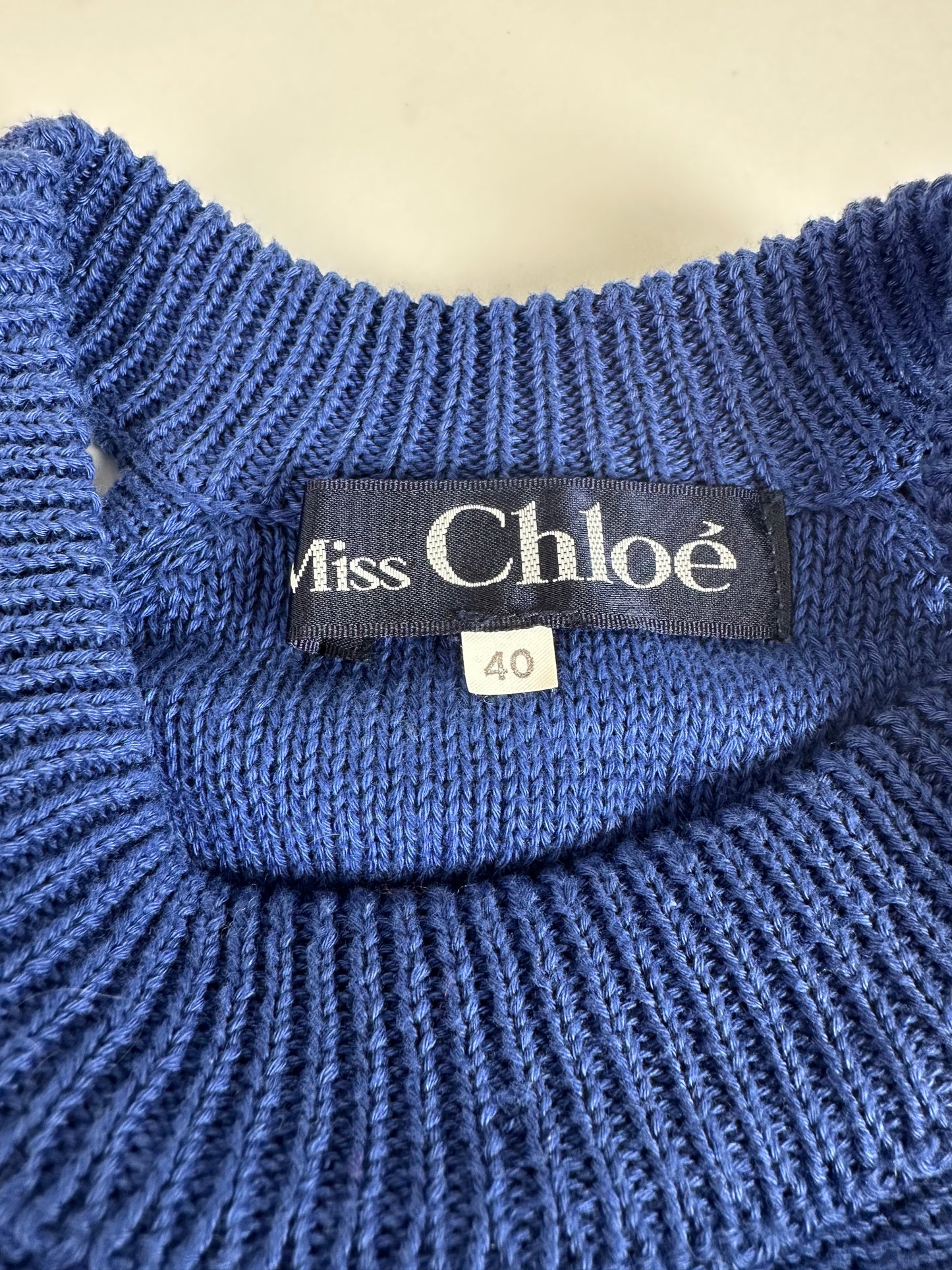 Vintage Chloe Top Blue 40/L