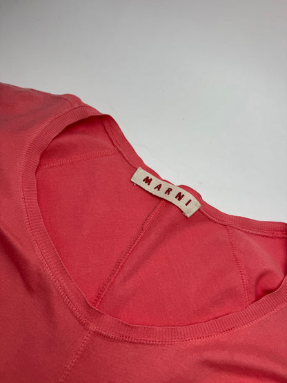 Haut vintage en toile Marni rose 38/M