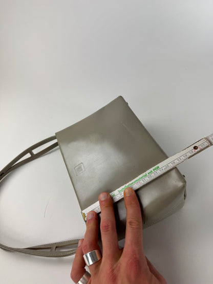 Vintage Givenchy Leather Handbag Grey