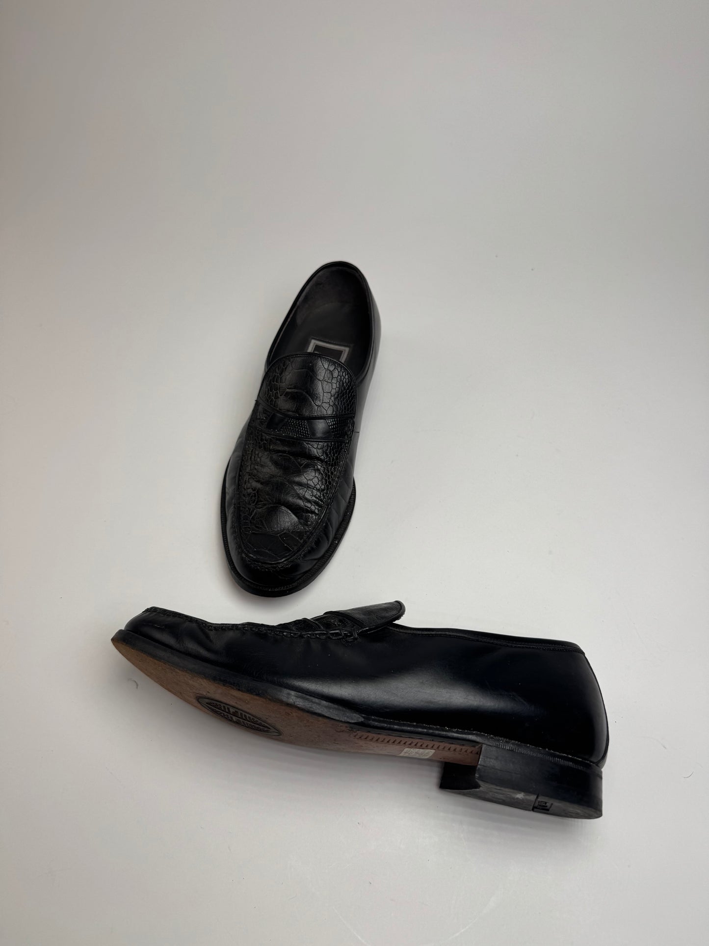 Vintage Dior Leather Loafer Black EU39