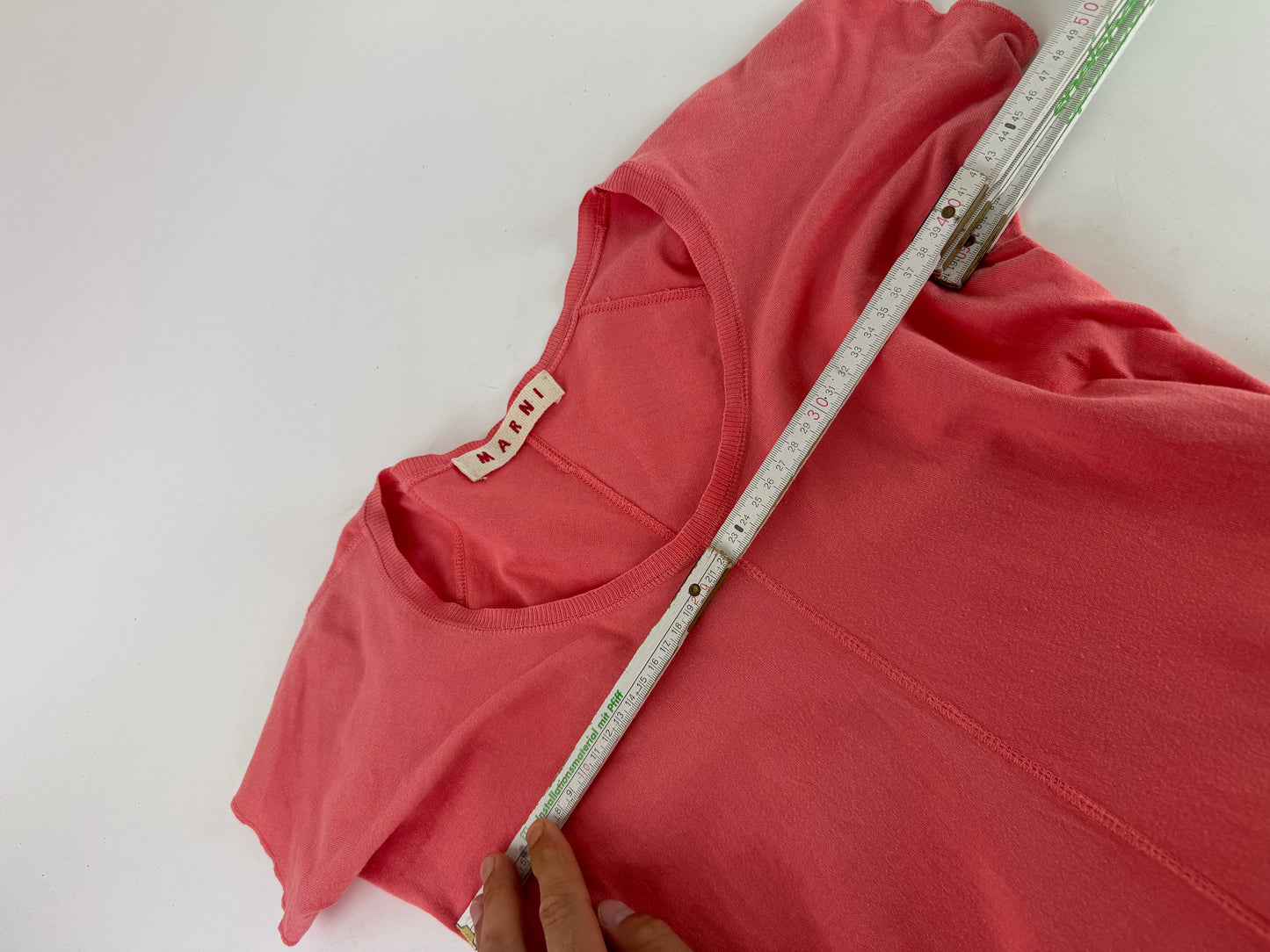 Haut vintage en toile Marni rose 38/M