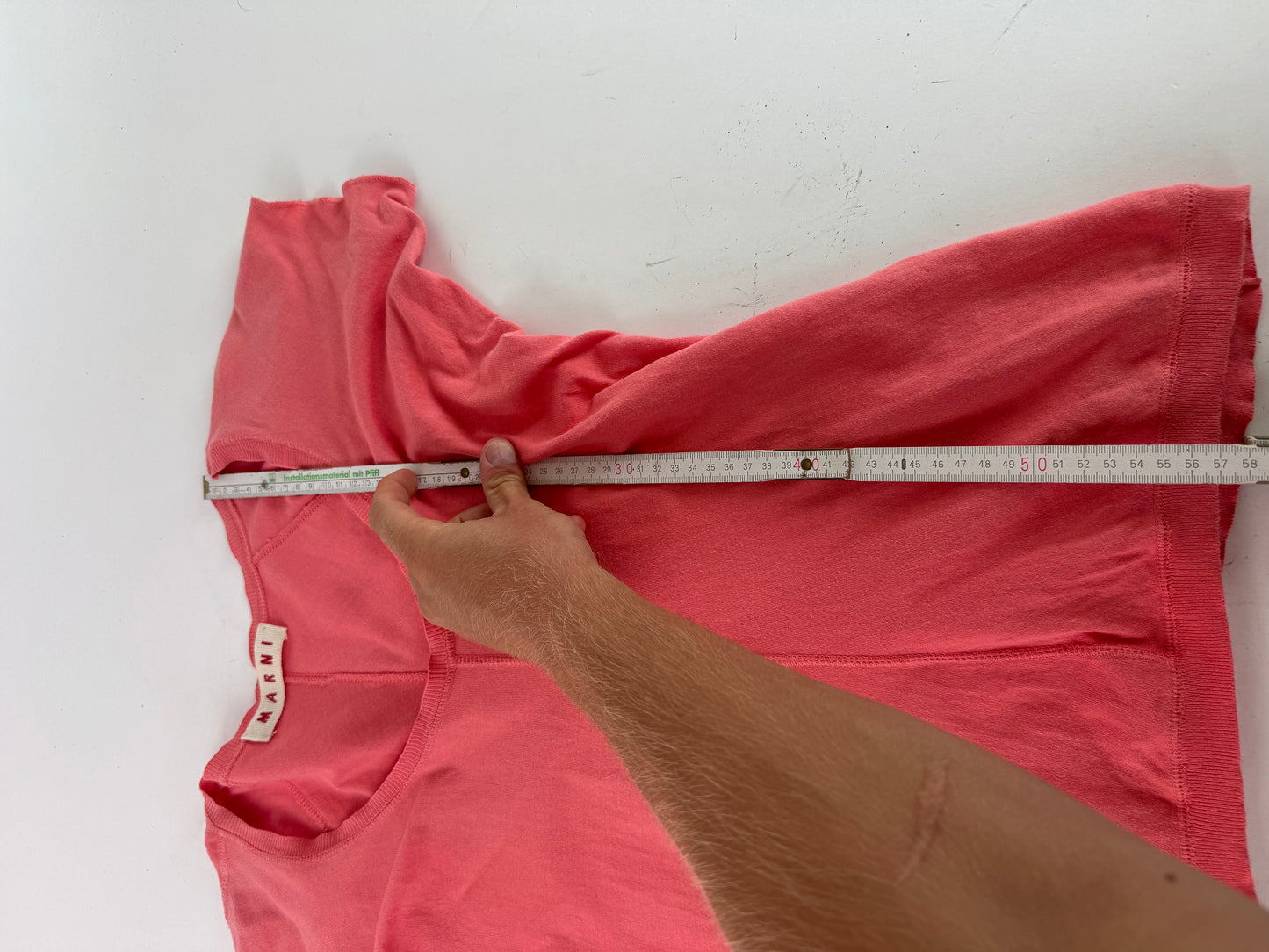 Haut vintage en toile Marni rose 38/M