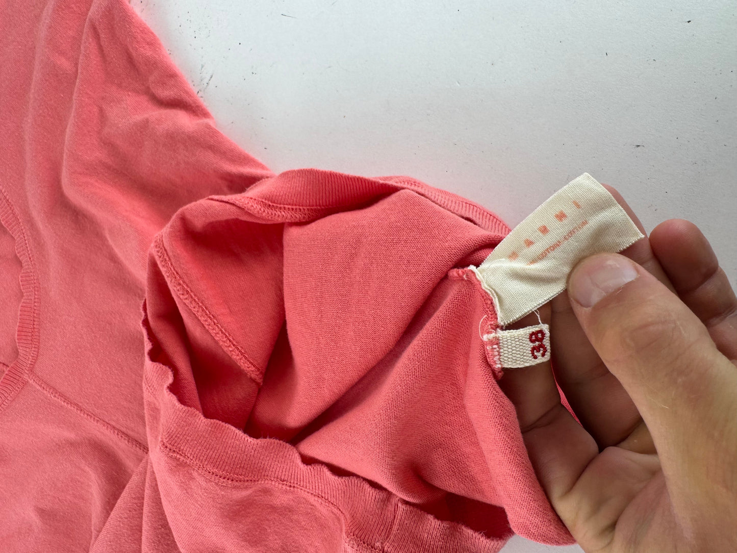 Haut vintage en toile Marni rose 38/M