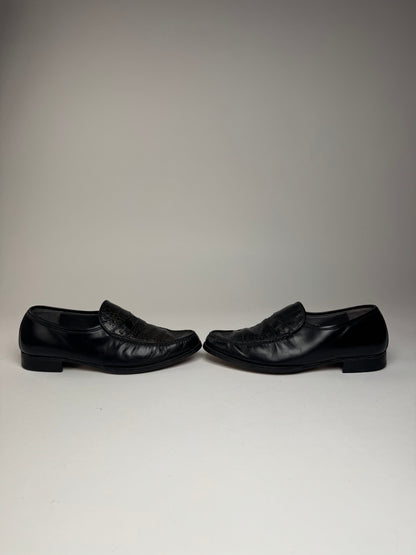 Vintage Dior Leather Loafer Black EU39