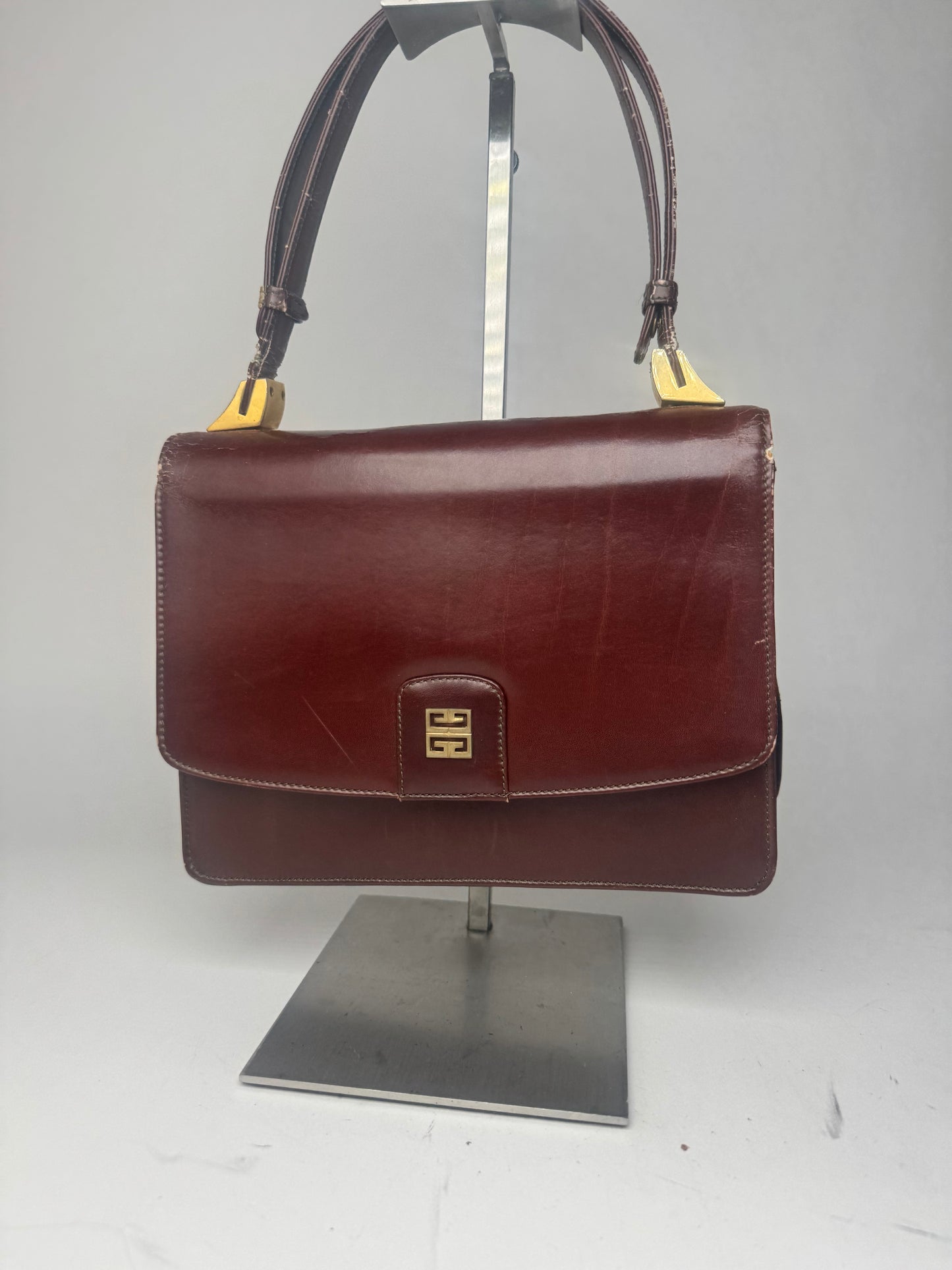 Vintage Givenchy Leather bag brown