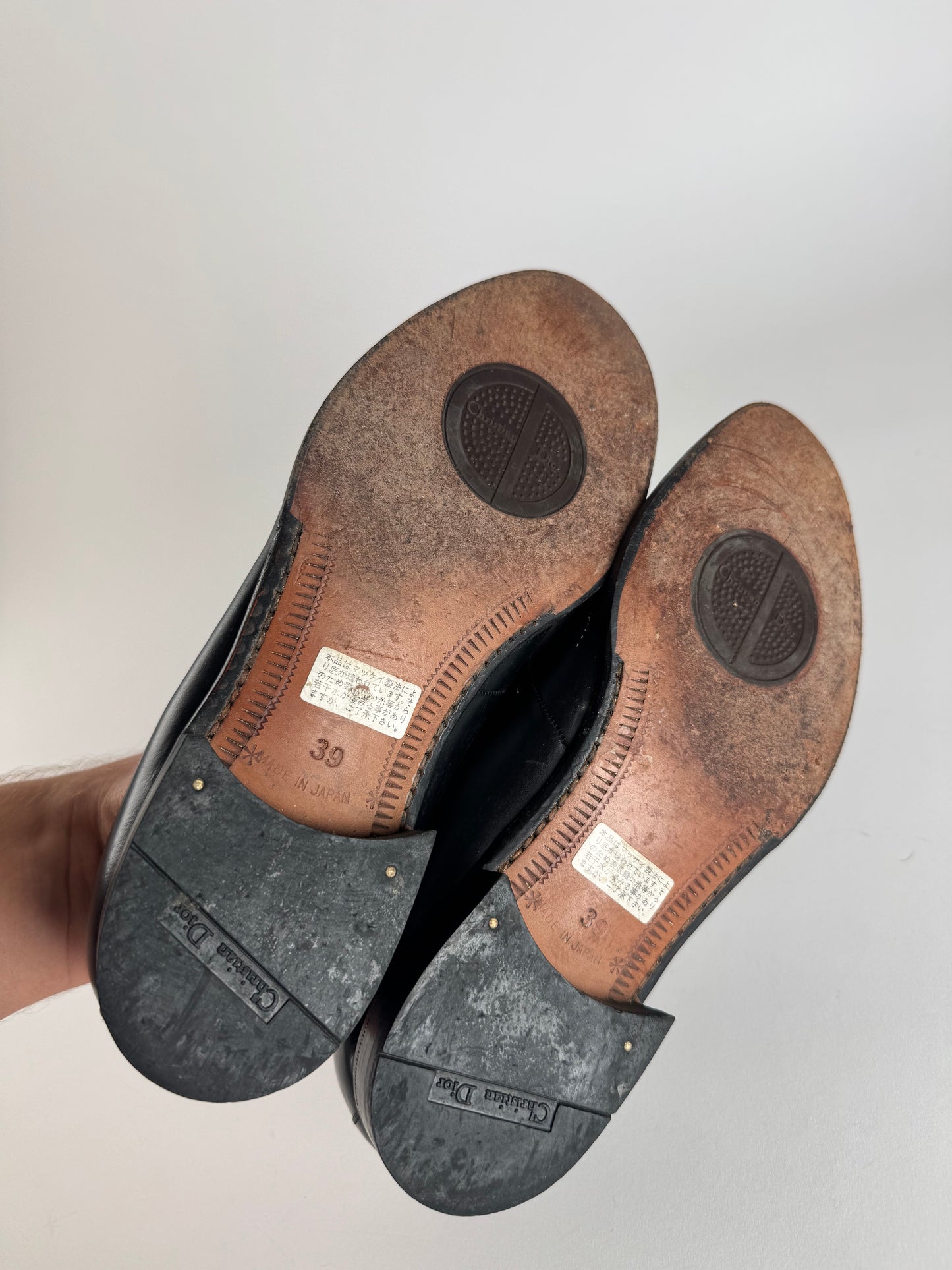 Vintage Dior Leather Loafer Black EU39