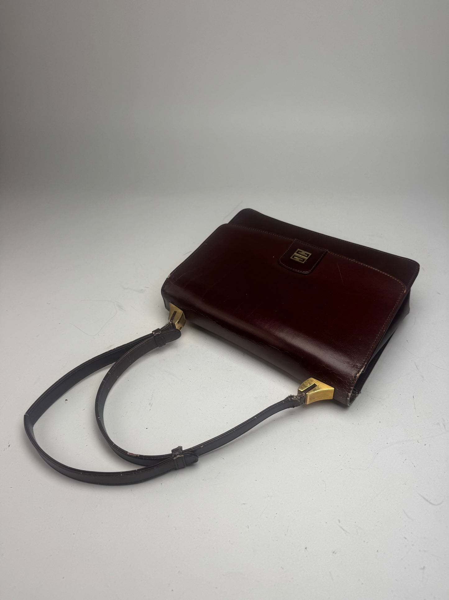 Vintage Givenchy Leather bag brown