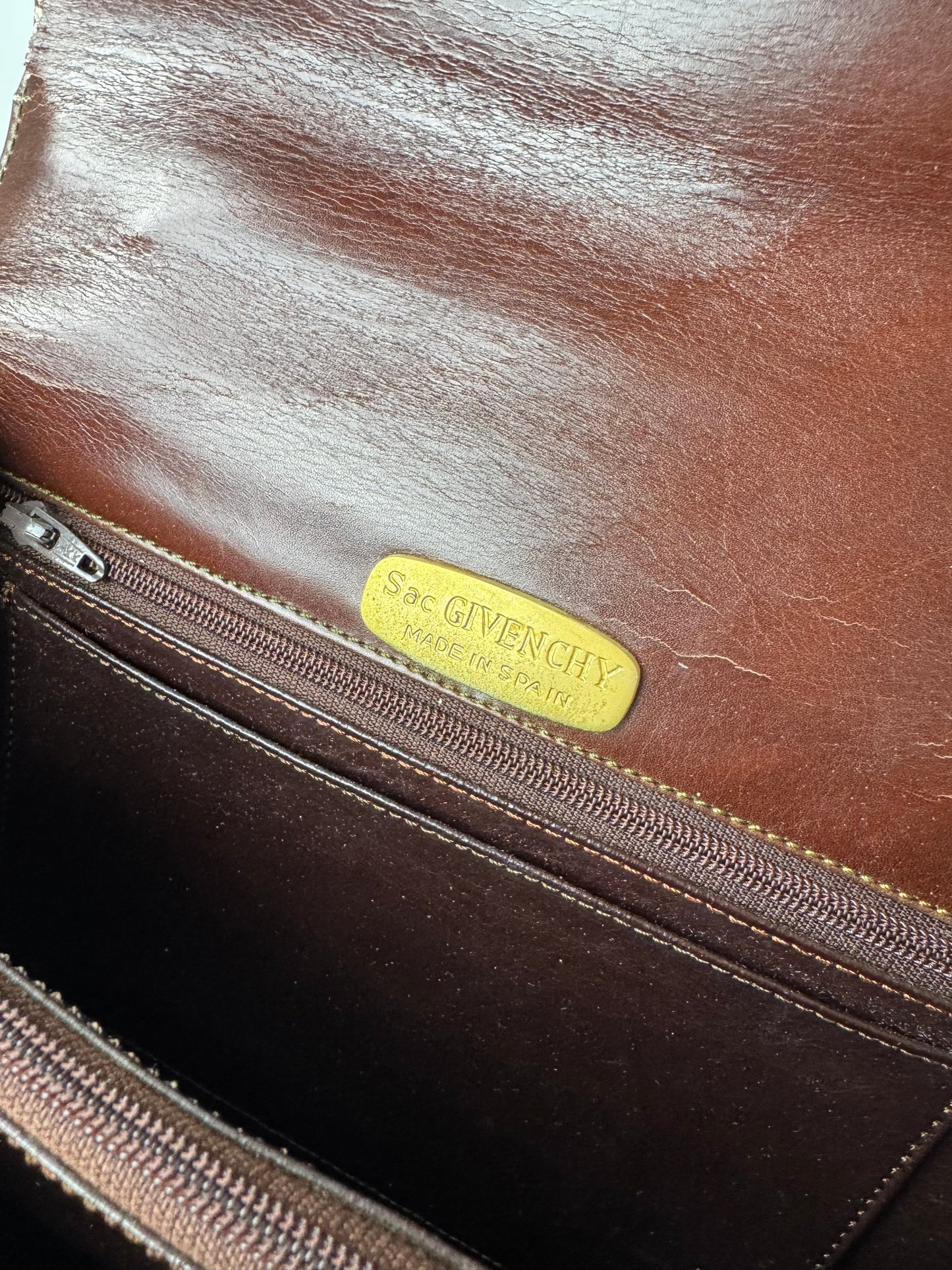 Vintage Givenchy Leather bag brown