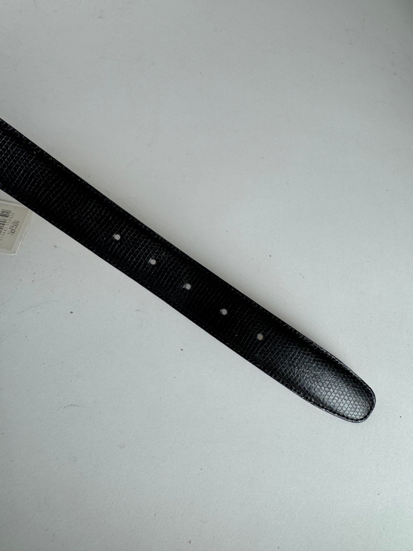 Vintage Givenchy Leather Belt Black
