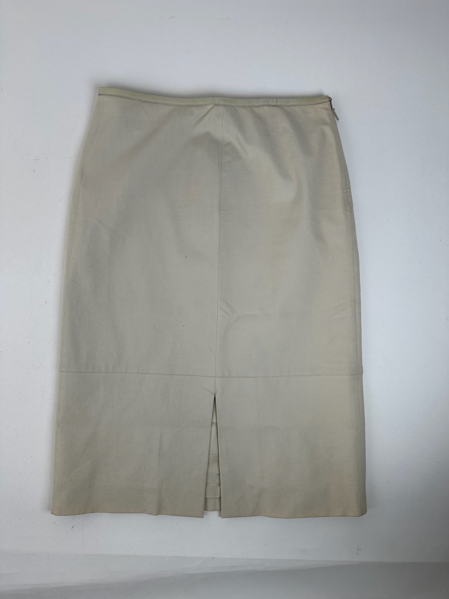 Vintage Gucci Canvas Skirt Beige 40/L
