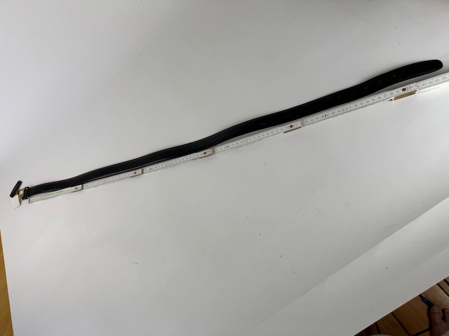 Vintage Givenchy Leather Belt Black