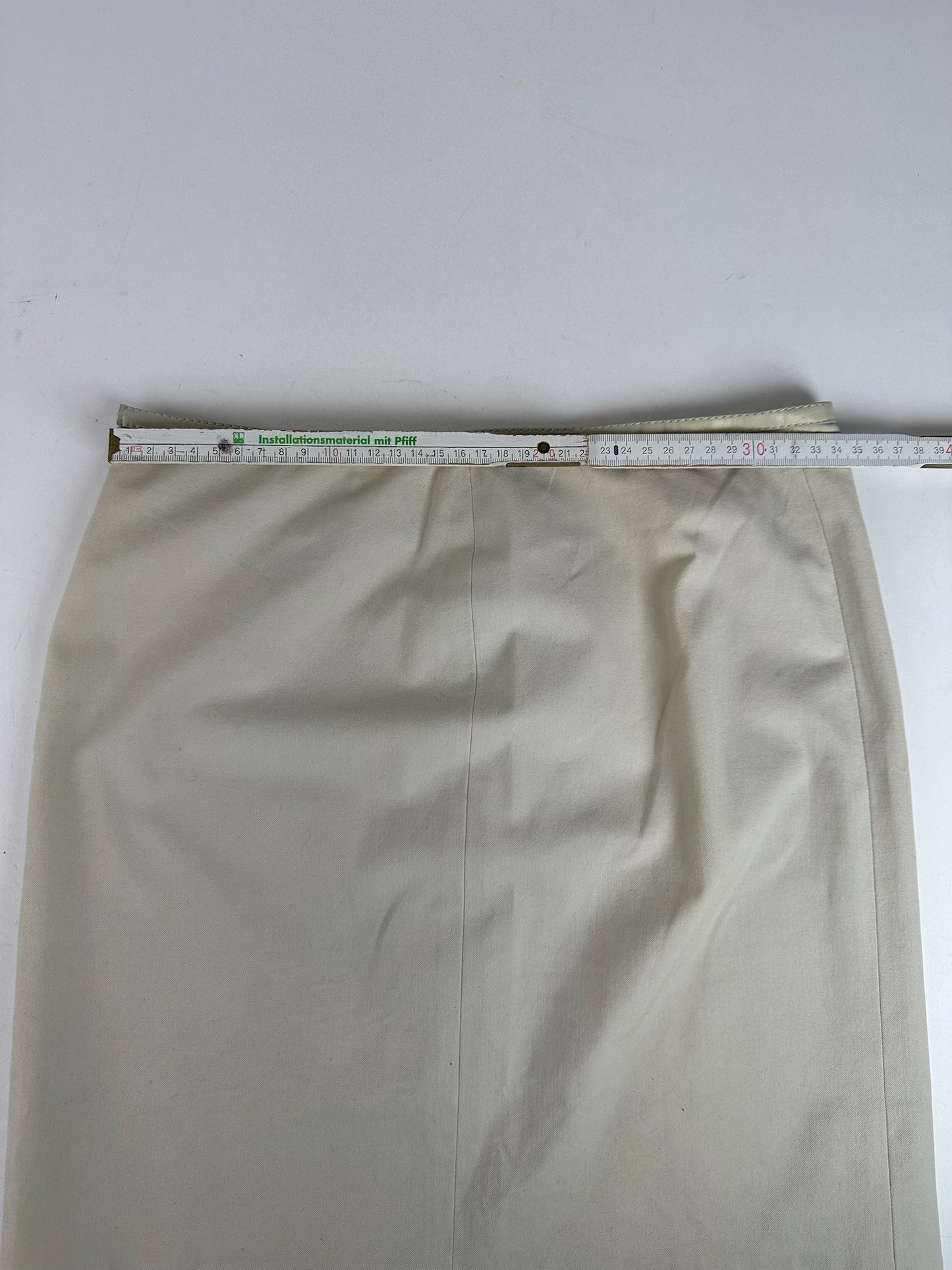 Vintage Gucci Canvas Skirt Beige 40/L