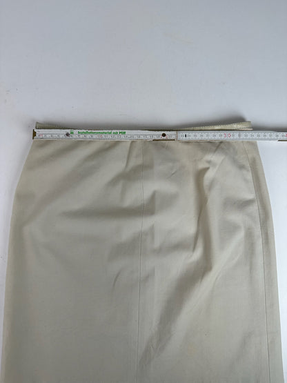 Vintage Gucci Canvas Skirt Beige 40/L