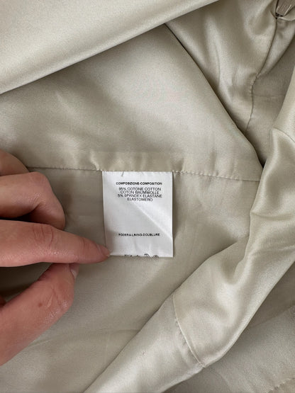 Vintage Gucci Canvas Skirt Beige 40/L