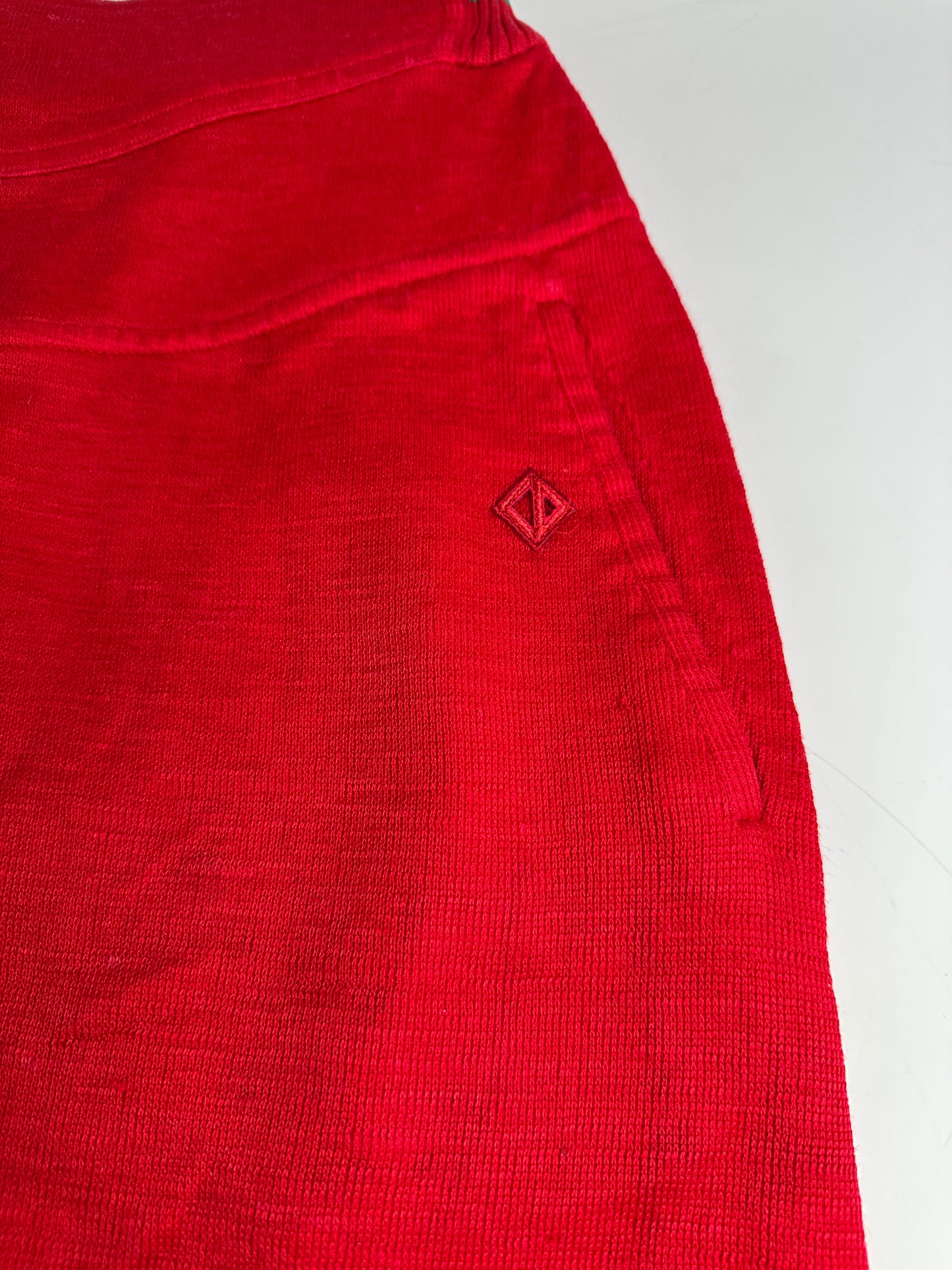 Vintage Dior Red Cotton Blend Skirt L