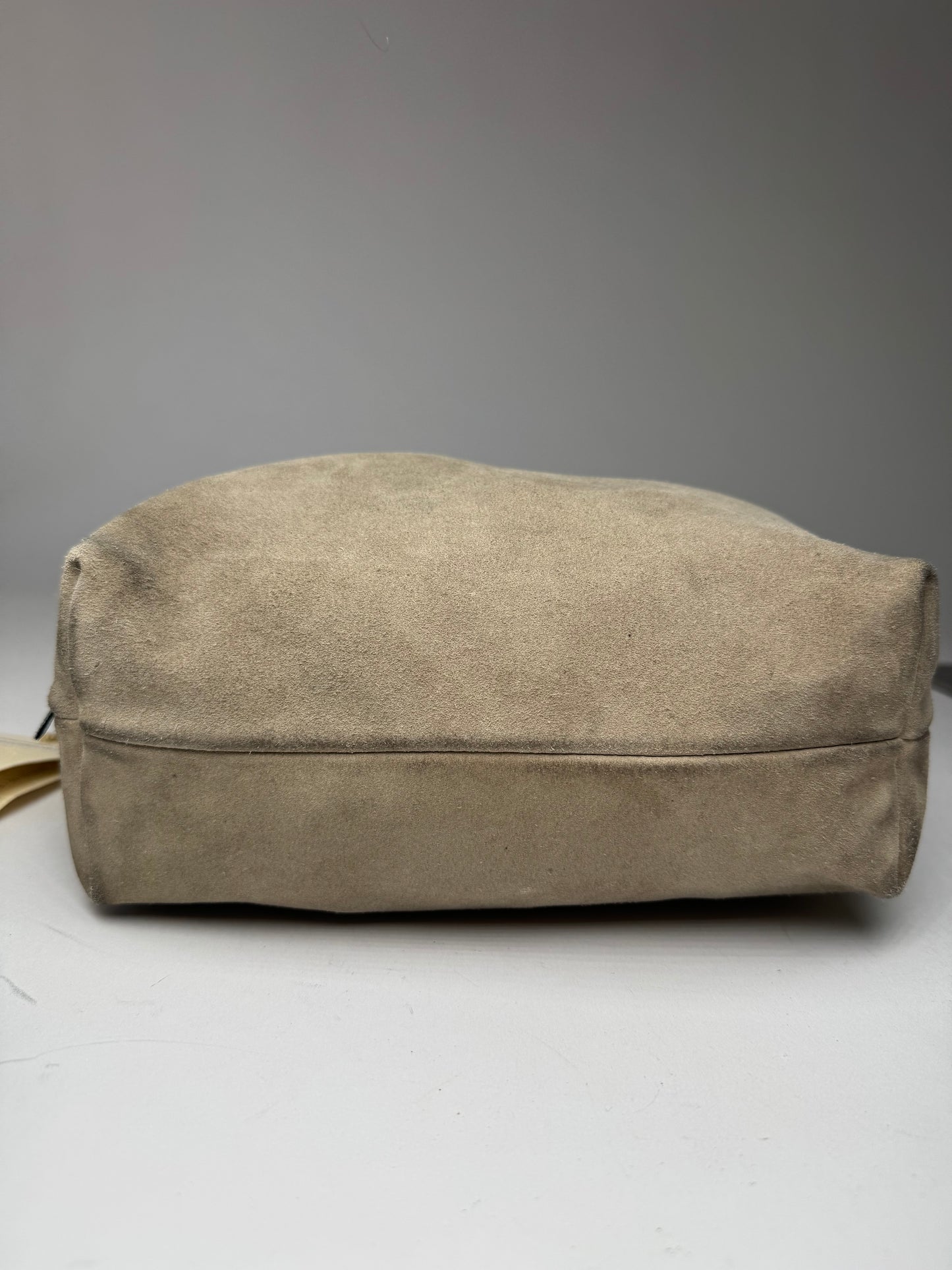 Vintage Emporio Armani Suede Leather bag beige