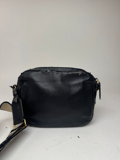 Sac vintage en cuir vegan avec logo Stella Mc Cartney noir