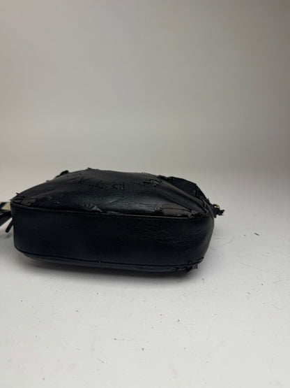 Sac vintage en cuir vegan avec logo Stella Mc Cartney noir