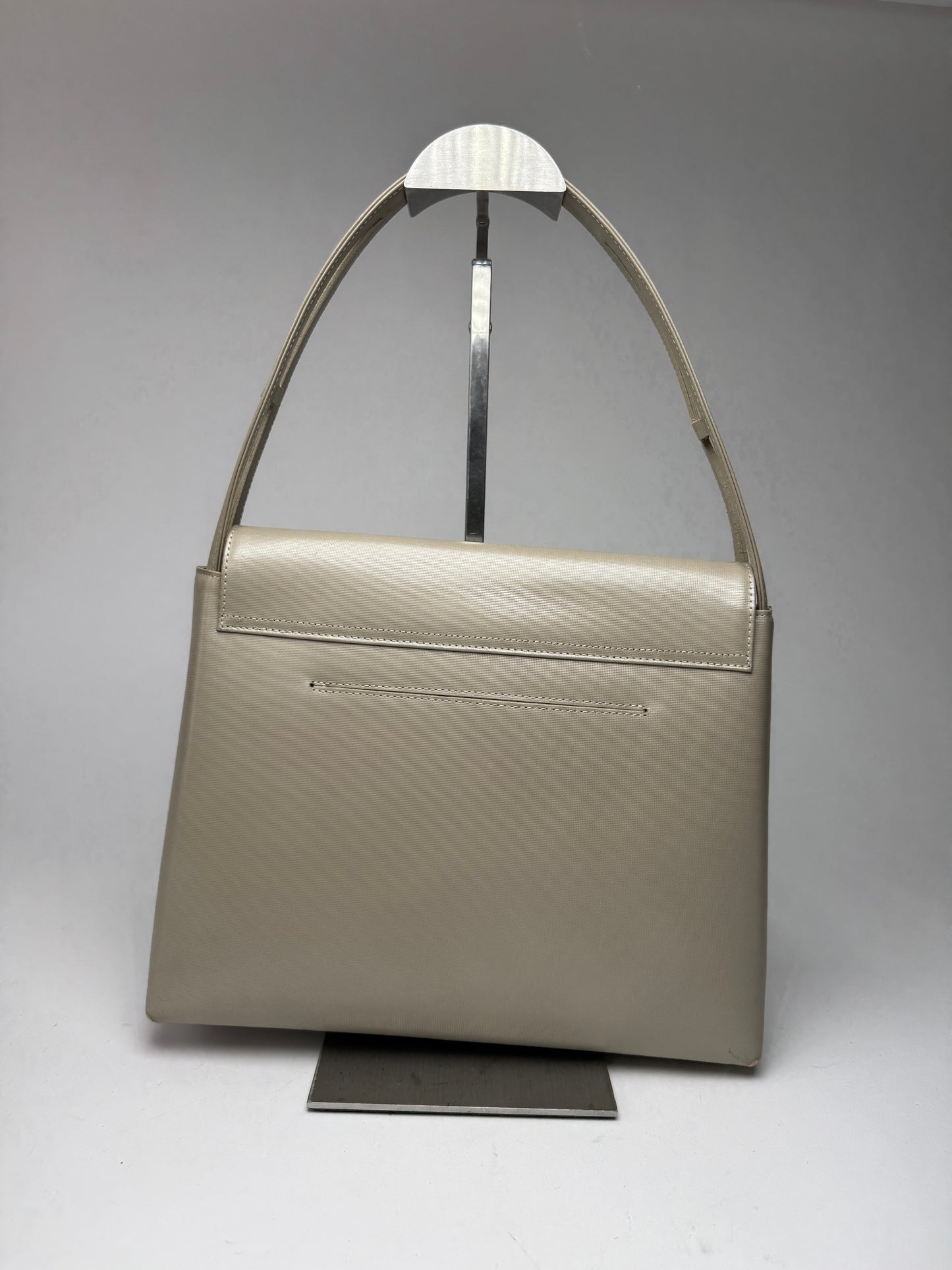 Vintage  Givenchy 4G Patent Leather bag grey