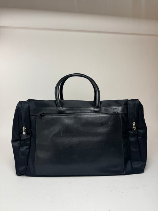 Sac de sport vintage Issey Miyake en cuir polyester noir