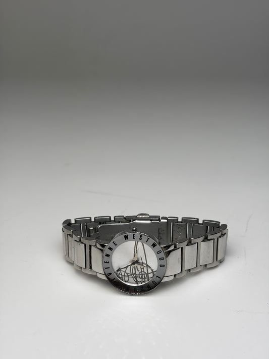 Vintage Vivienne Westwood Stainless Steel Bracelet Watch Silver