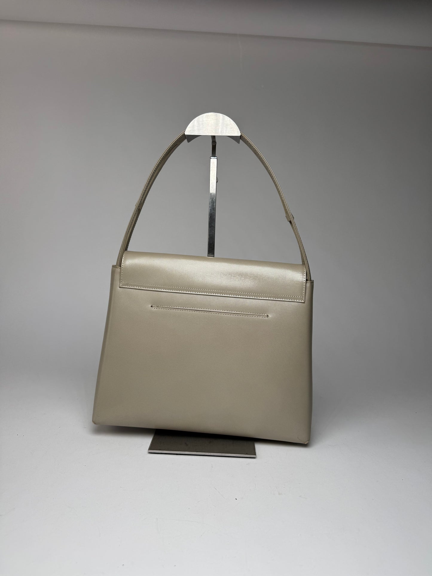 Vintage  Givenchy 4G Patent Leather bag grey