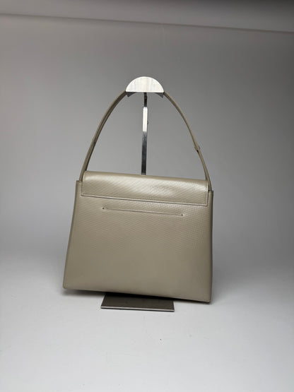 Vintage  Givenchy 4G Patent Leather bag grey