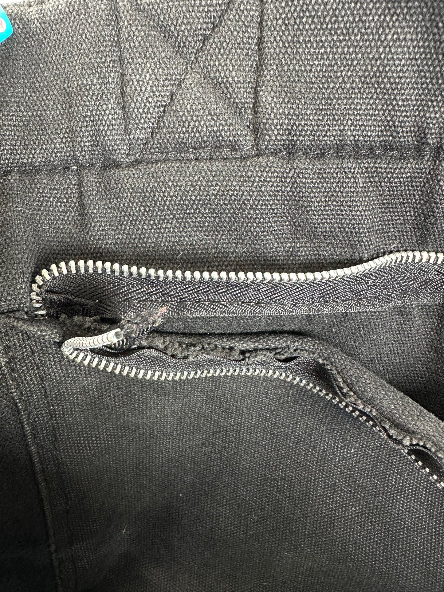 Vintage Hermes Canvas Tote Black Silver