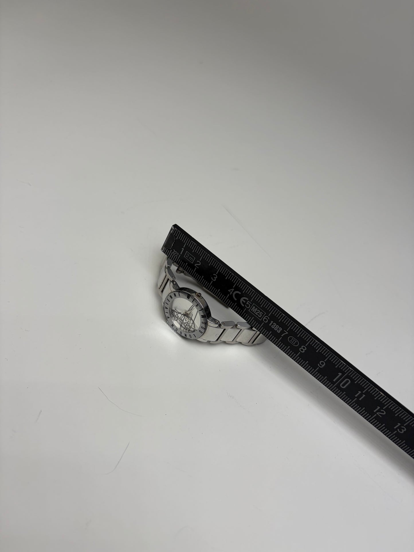 Vintage Vivienne Westwood Stainless Steel Bracelet Watch Silver