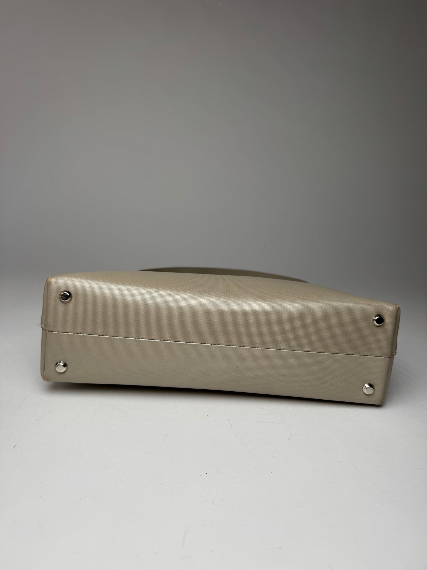 Vintage  Givenchy 4G Patent Leather bag grey