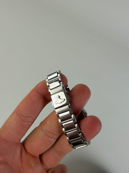 Vintage Vivienne Westwood Stainless Steel Bracelet Watch Silver