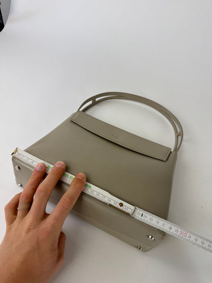 Vintage  Givenchy 4G Patent Leather bag grey