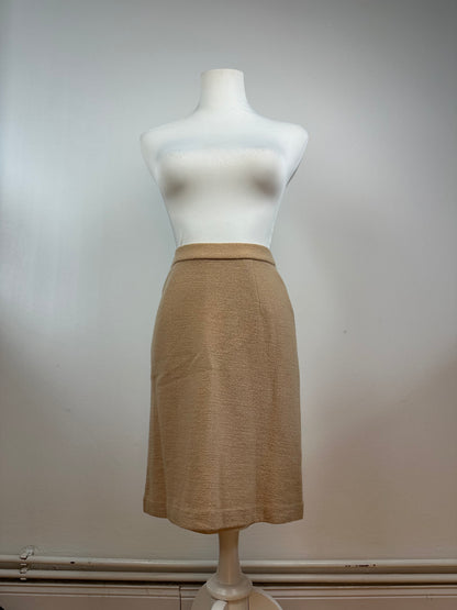Vintage Balenciaga Wool Twin Set Camel 38/M