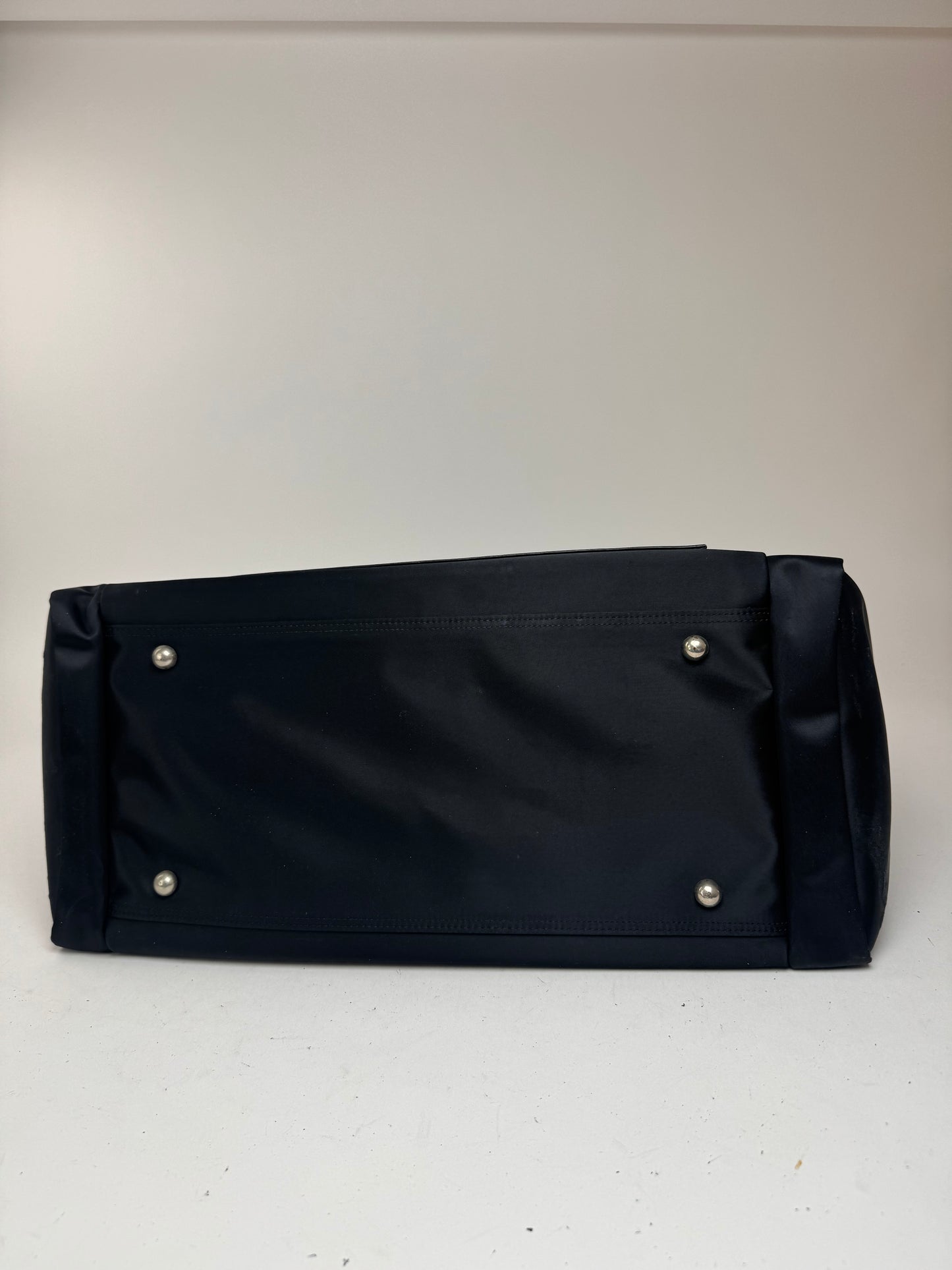 Sac de sport vintage Issey Miyake en cuir polyester noir