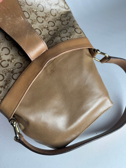 Vintage Celine C Monogram handbag Brown