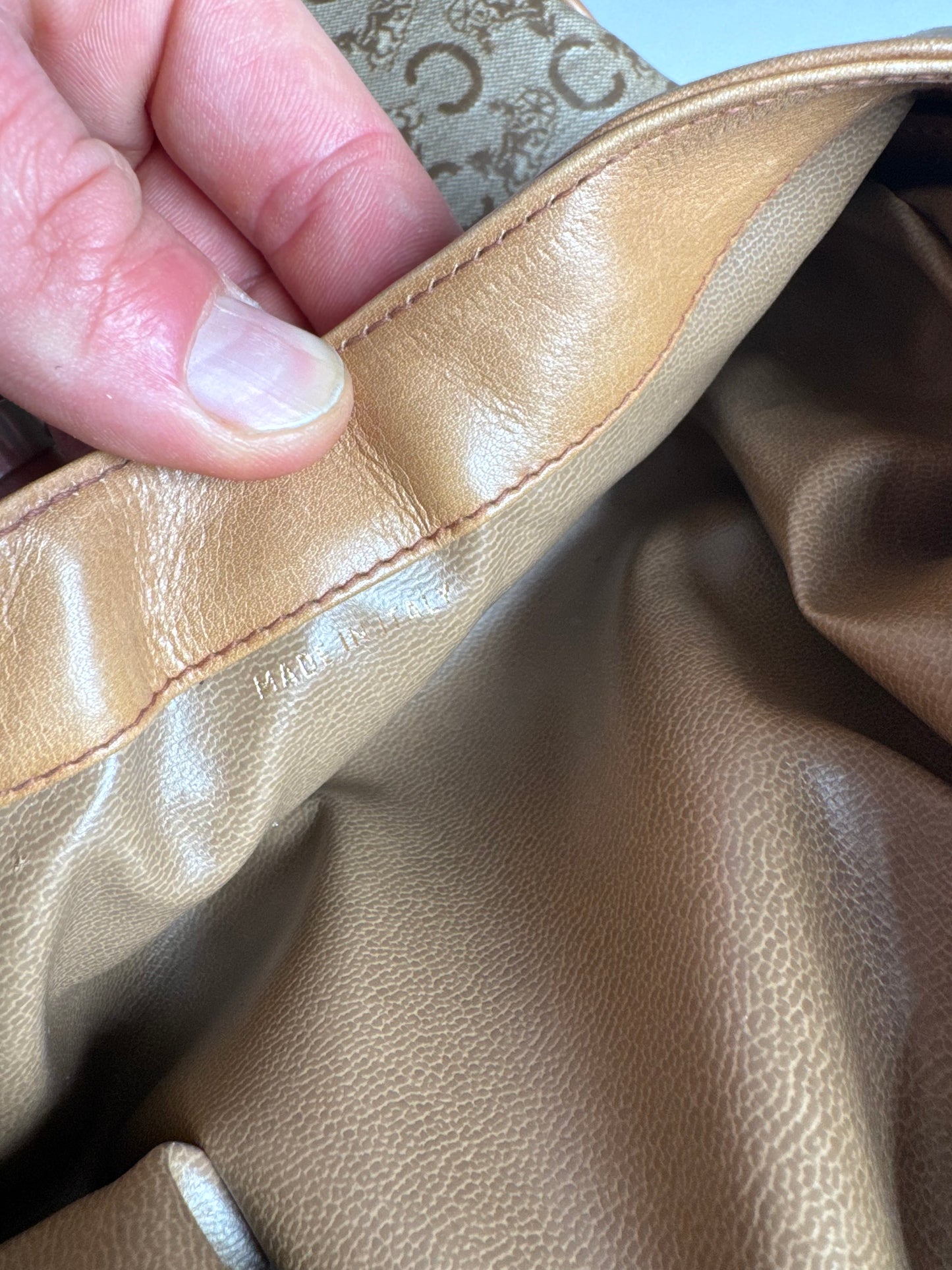 Vintage Celine C Monogram handbag Brown