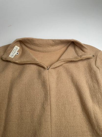 Vintage Balenciaga Wool Twin Set Camel 38/M