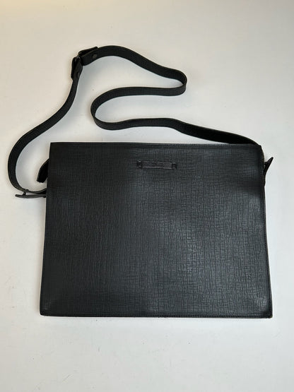 Vintage Jean Paul Gaultier Leather Bag Black