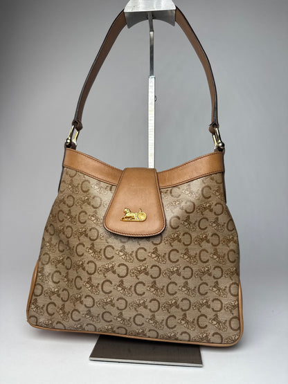 Vintage Celine C Monogram handbag Brown