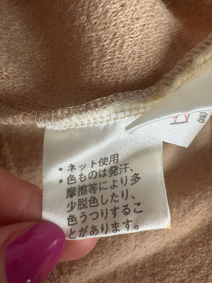 Vintage Balenciaga Wool Twin Set Camel 38/M