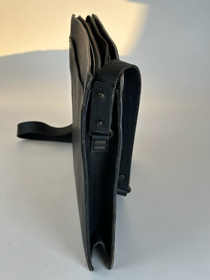 Vintage Jean Paul Gaultier Leather Bag Black