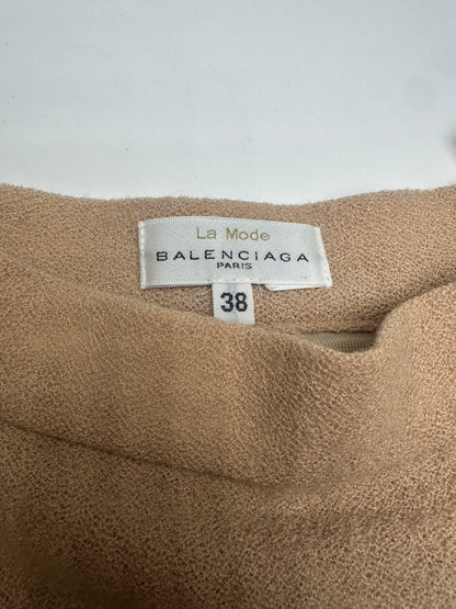 Vintage Balenciaga Wool Twin Set Camel 38/M