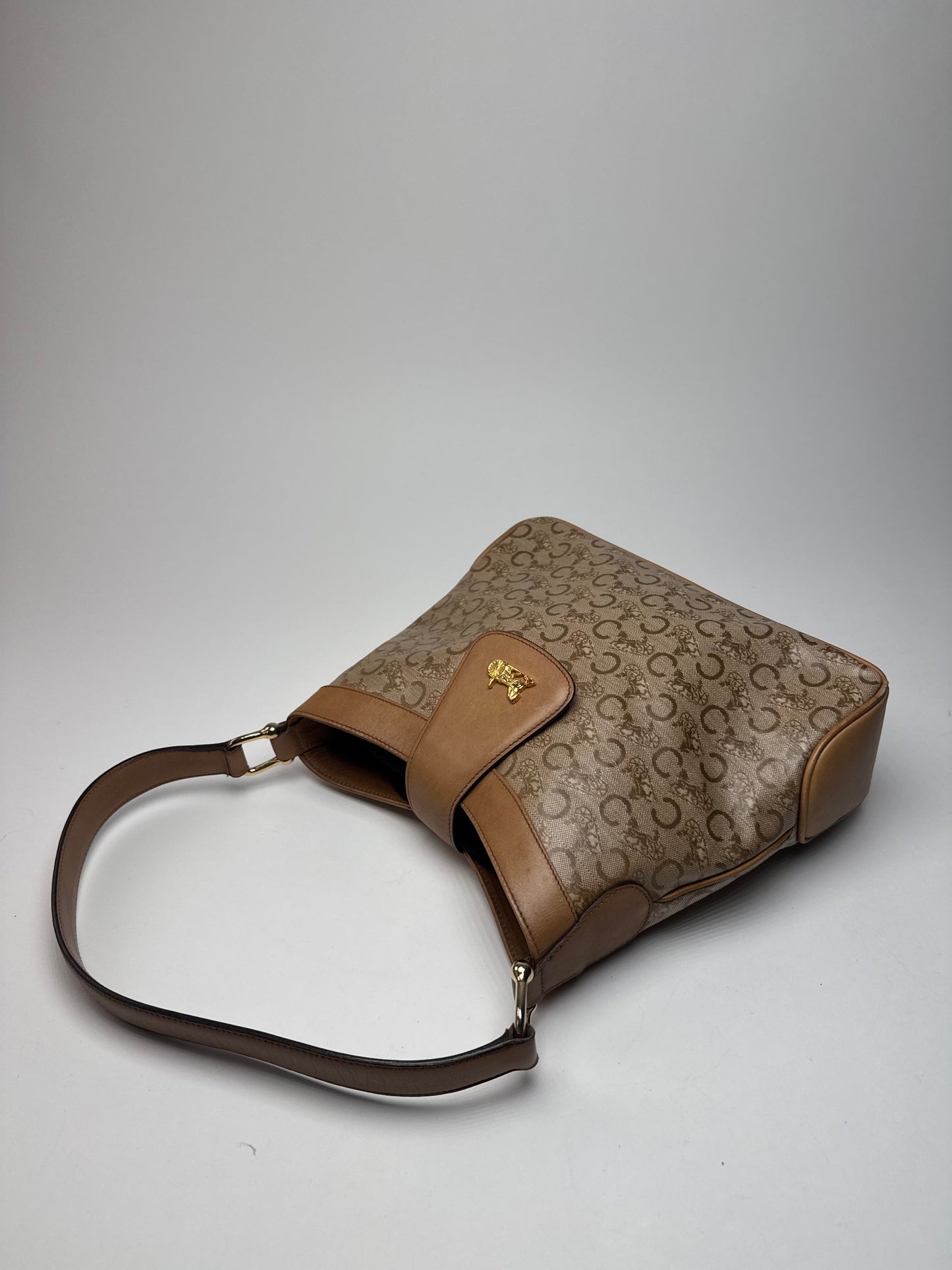 Vintage Celine C Monogram handbag Brown