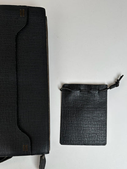 Vintage Jean Paul Gaultier Leather Bag Black