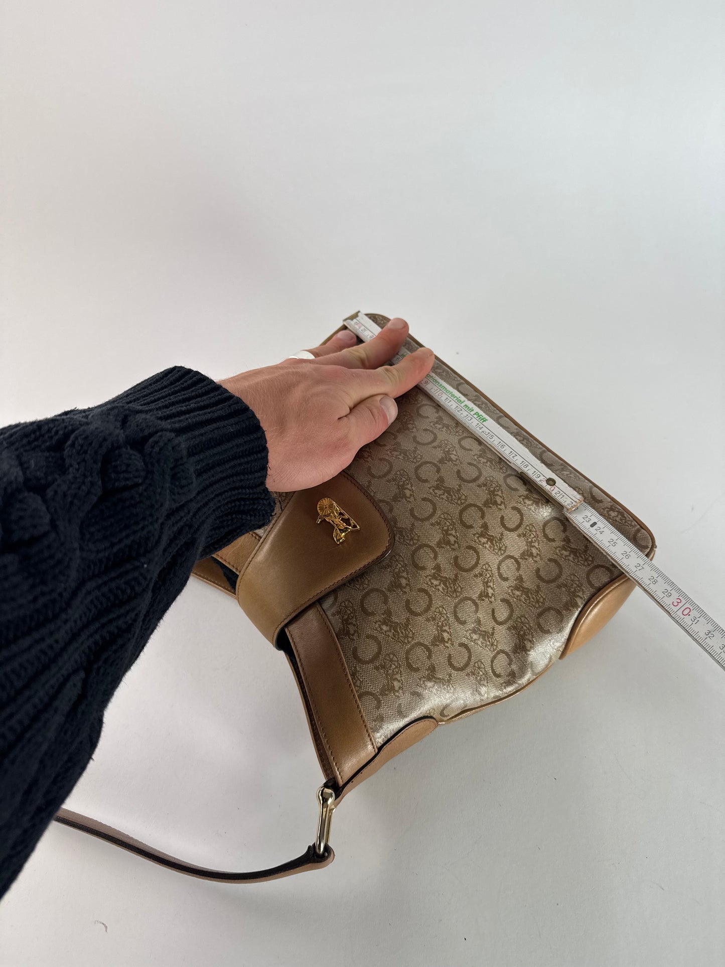 Vintage Celine C Monogram handbag Brown