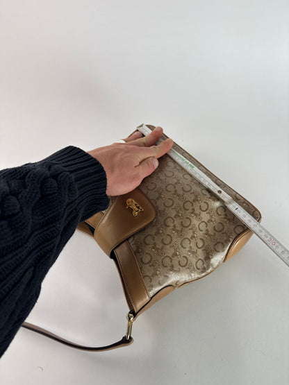 Vintage Celine C Monogram handbag Brown