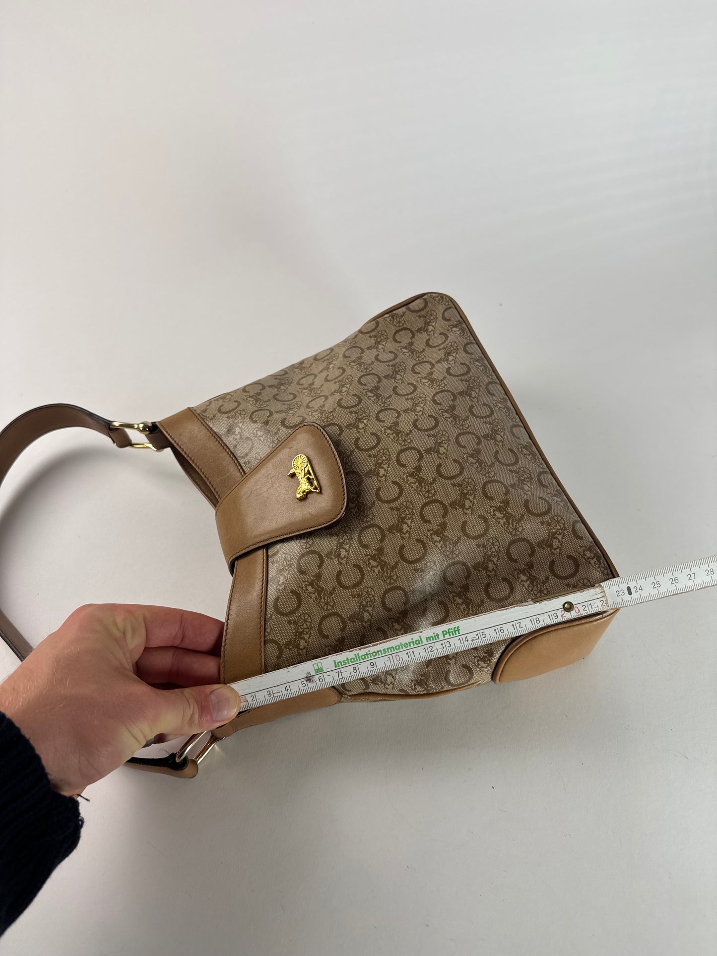 Vintage Celine C Monogram handbag Brown